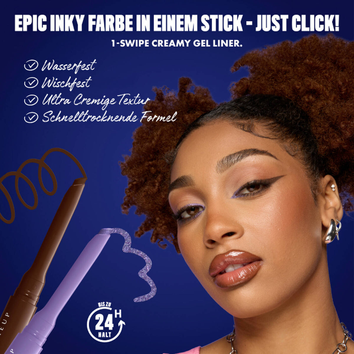Noir & Co. Glide Ink Gel Eyeliner 1+1 GRATIS Kvalitetno