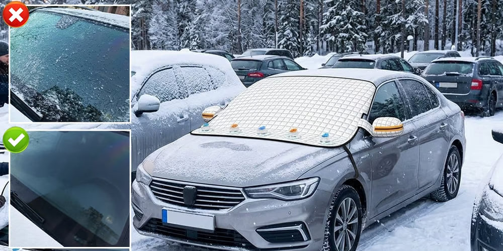 Univerzalna Cerada za Auto – Zaštita od Snijega i Mraza Kvalitetno
