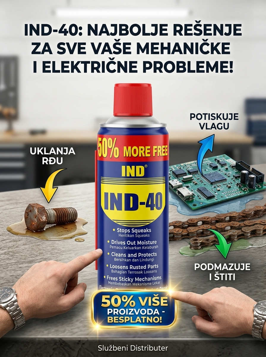 Sprej za uklanjanje hrđe i oksidacije Kvalitetno