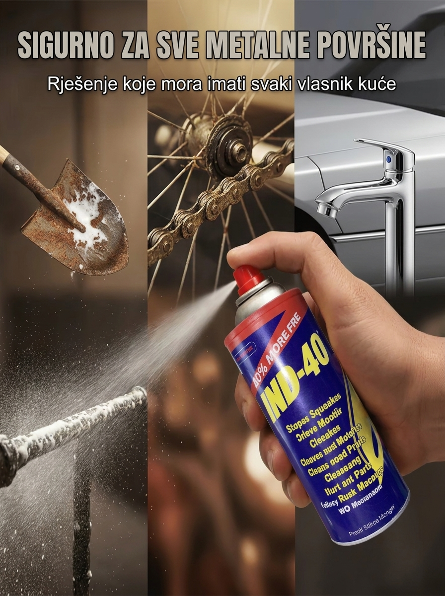 Sprej za uklanjanje hrđe i oksidacije Kvalitetno