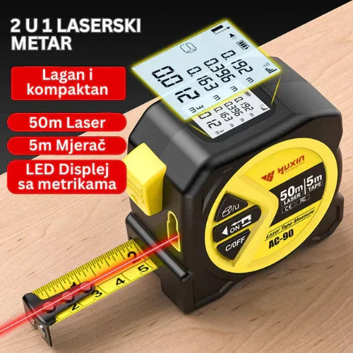 2 u 1 Laserski Metar Kvalitetno