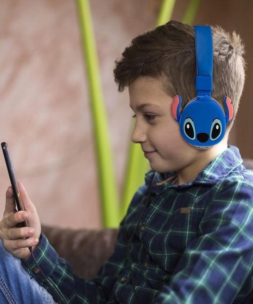 Bluetooth Slušalice Stitch Plave Kvalitetno